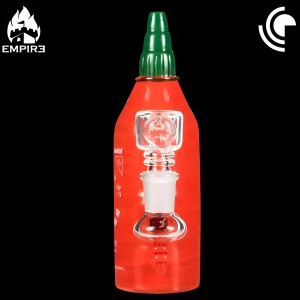 Empire Glassworks - Sriracha Bottle Mini Rig [1776K]*